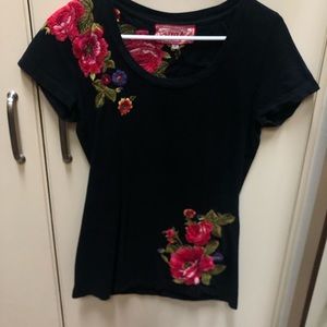 Vintage Johnny Was t shirt